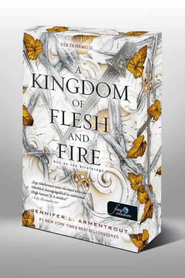 A Kingdom of Flesh and Fire - Hús és tűz királysága  (Vér és hamu 2.) - Különleges éldekorált kiadás!